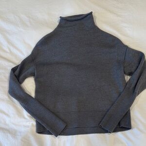 Aritzia Dark Gray Turtleneck Sweater